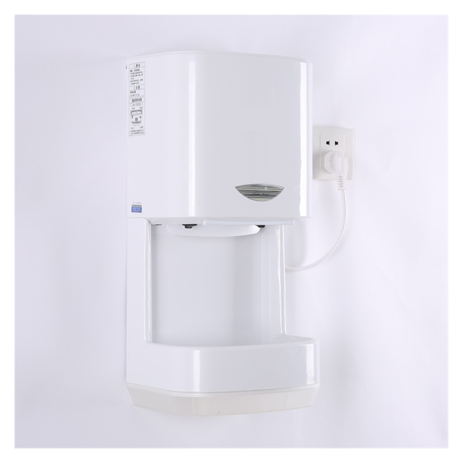 Toilet Electric Hand Dryer Infrared Sensor Automatic Dryer Bathroom Hot Air Switch Punch-free Installation Blow Mobile Phone ,High Powerful